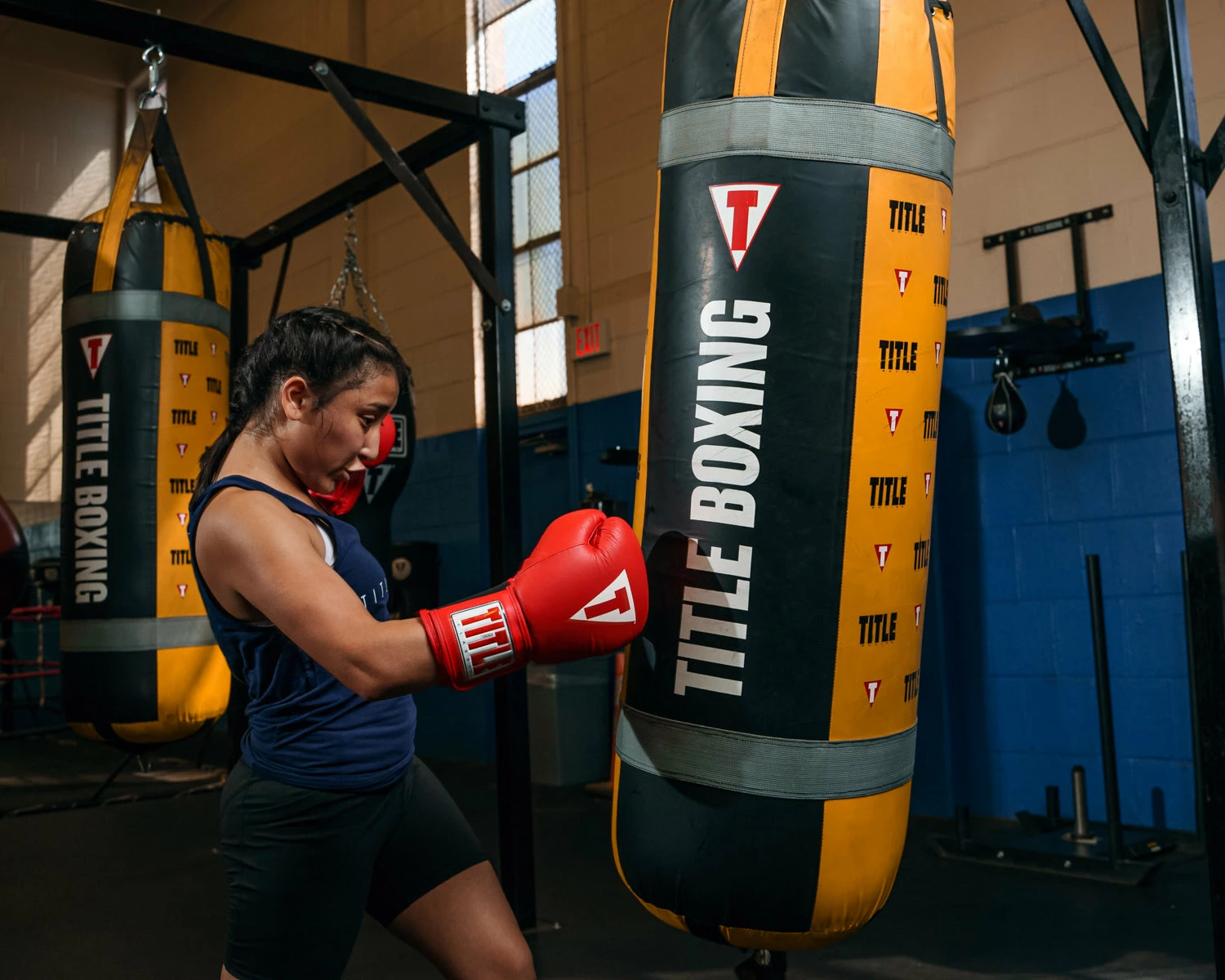 TITLE Classic Leather Elastic Training Gloves 2.0 - Image 15