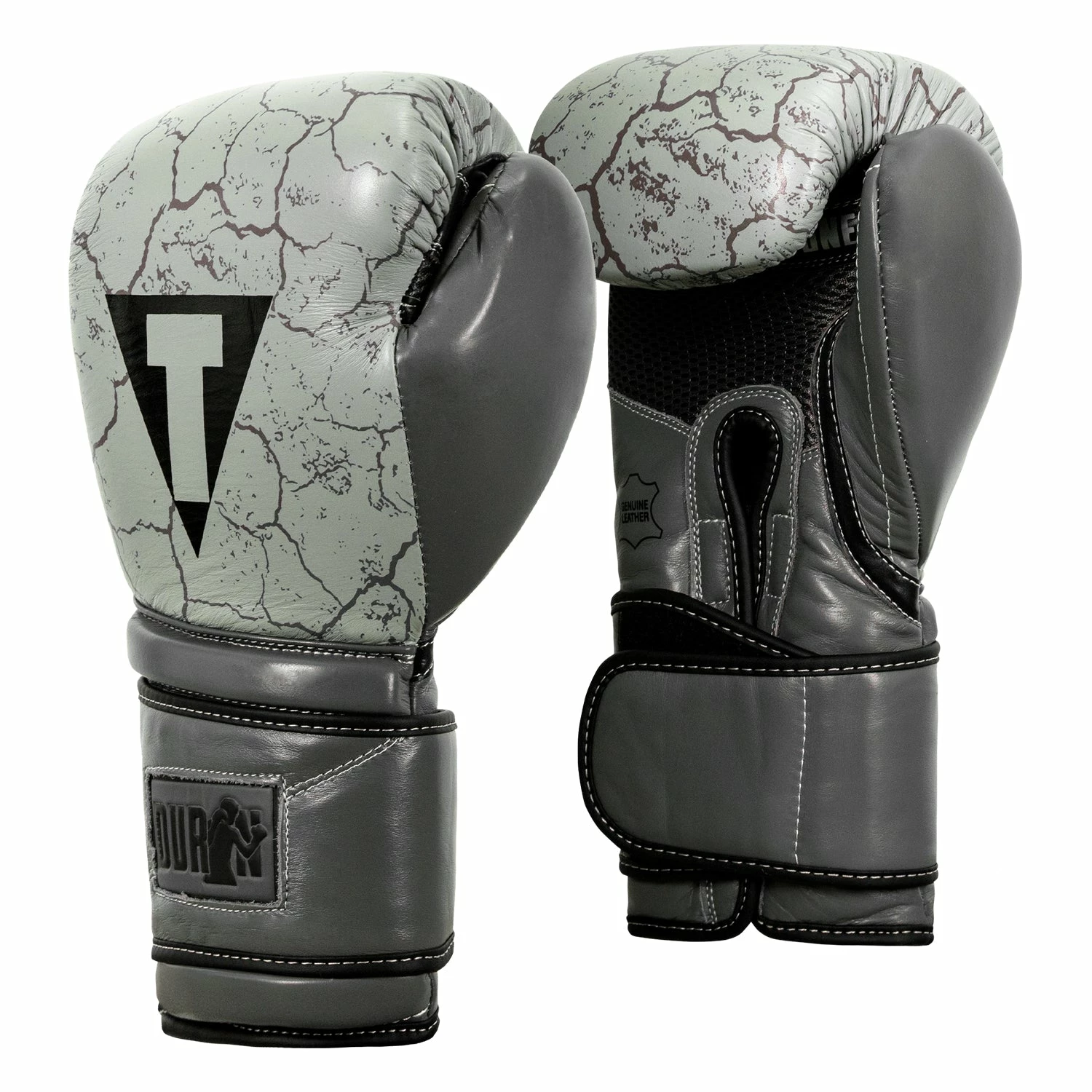 TITLE Boxing Roberto Duran Stone Leather Training Gloves - Image 3