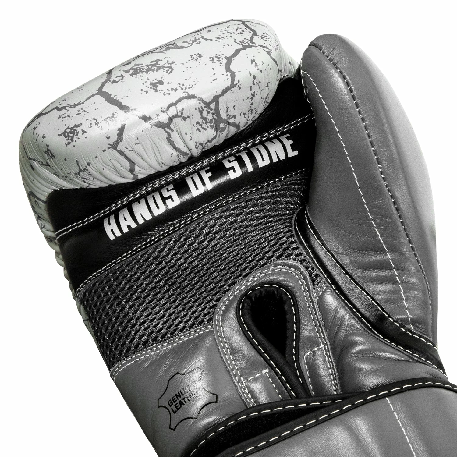 TITLE Boxing Roberto Duran Stone Leather Training Gloves - Image 6