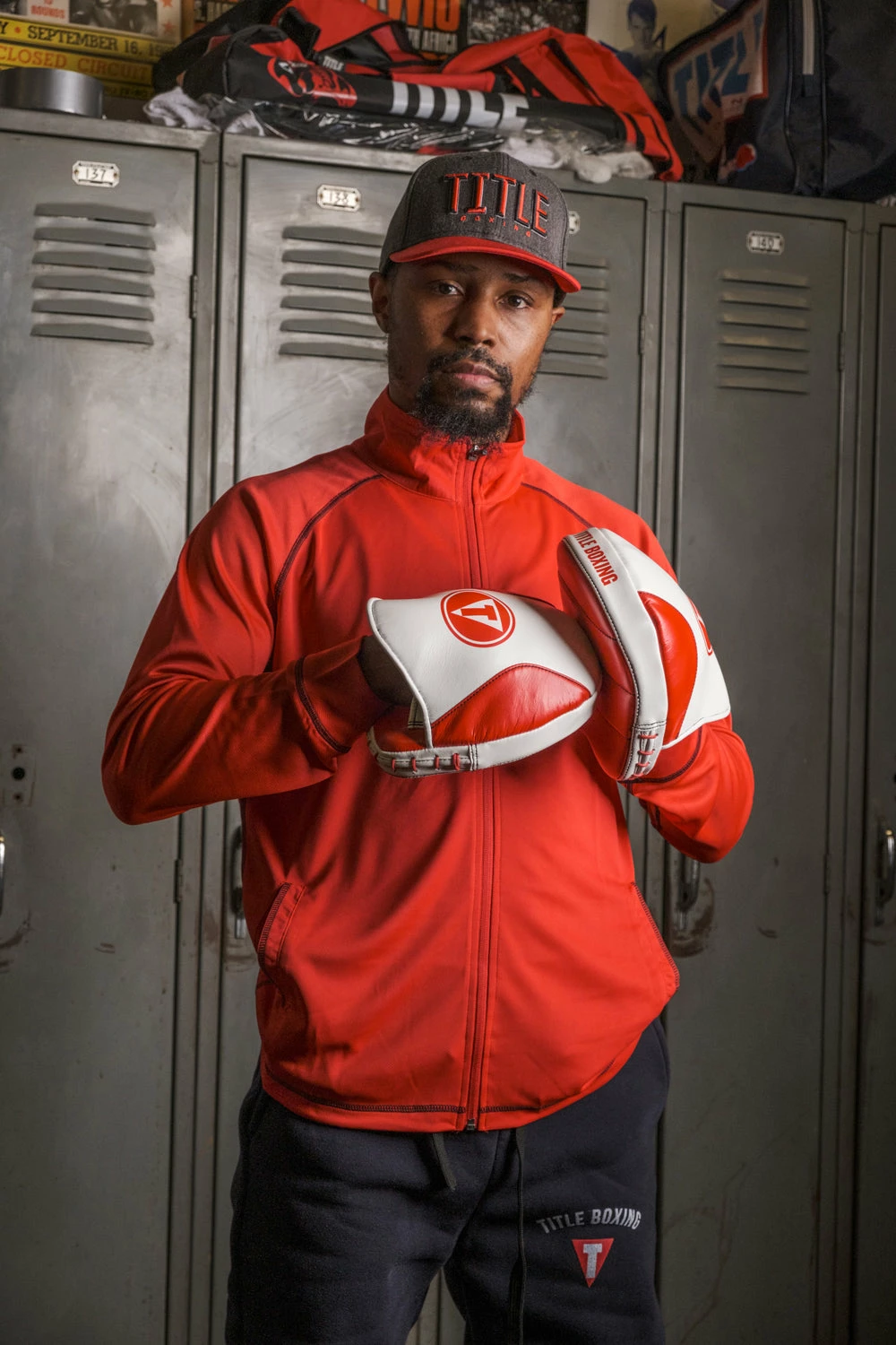 TITLE Boxing Fighting Fresh Leather Punch Mitts - Image 7