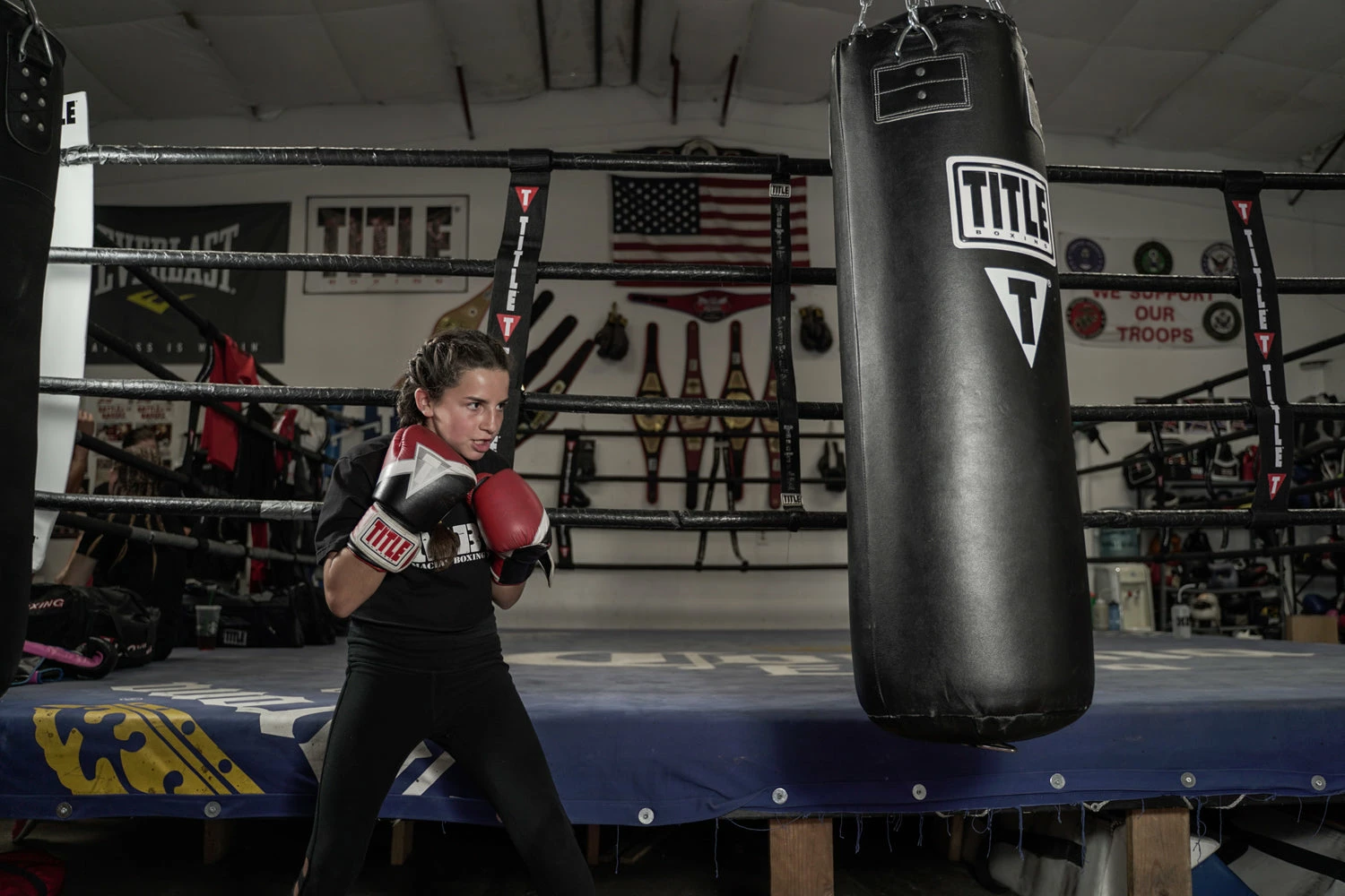 TITLE Boxing Professional Choice 125lb Synthetic Leather Heavy Bag - Image 5