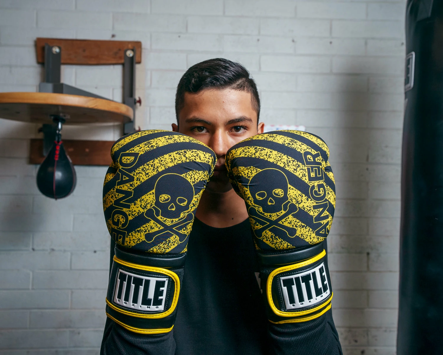TITLE Boxing Infused Foam Danger Bag Gloves - Image 8
