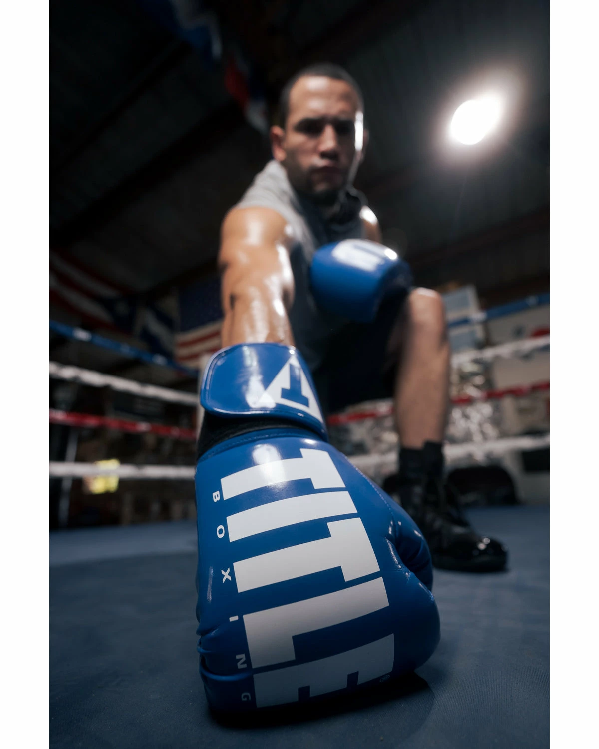 TITLE Boxing Inferno Intensity Elastic Training Gloves - Image 16