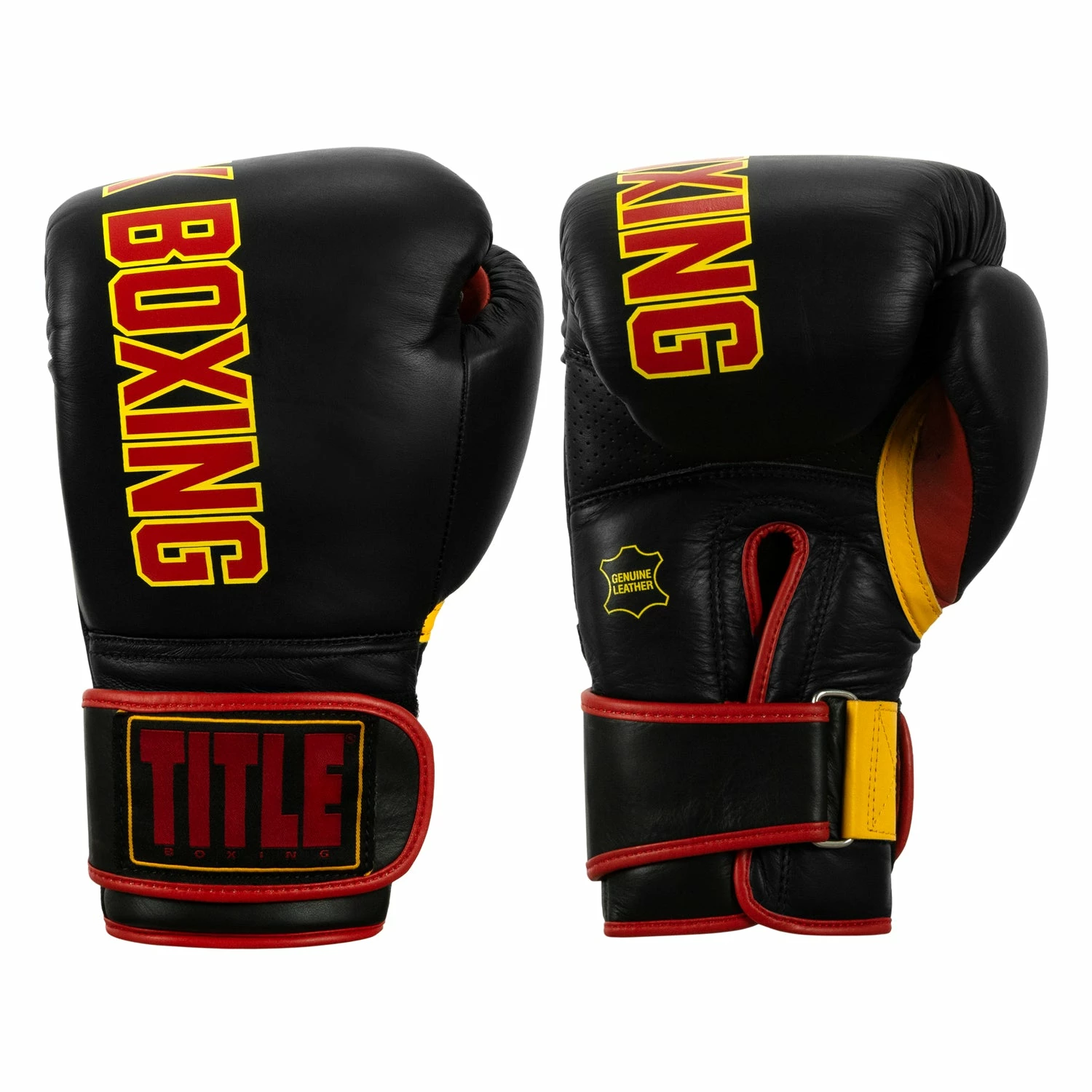 KRONK Boxing Gym Leather Bag Gloves - Image 3