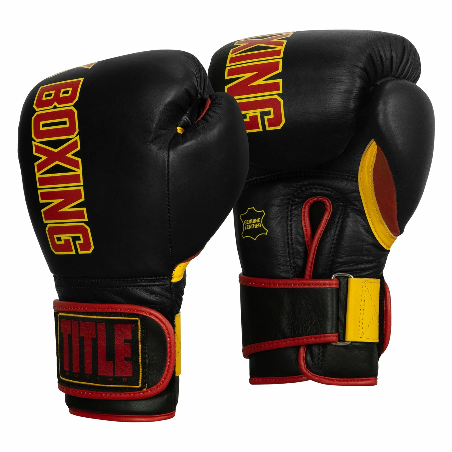 KRONK Boxing Gym Leather Bag Gloves - Image 4