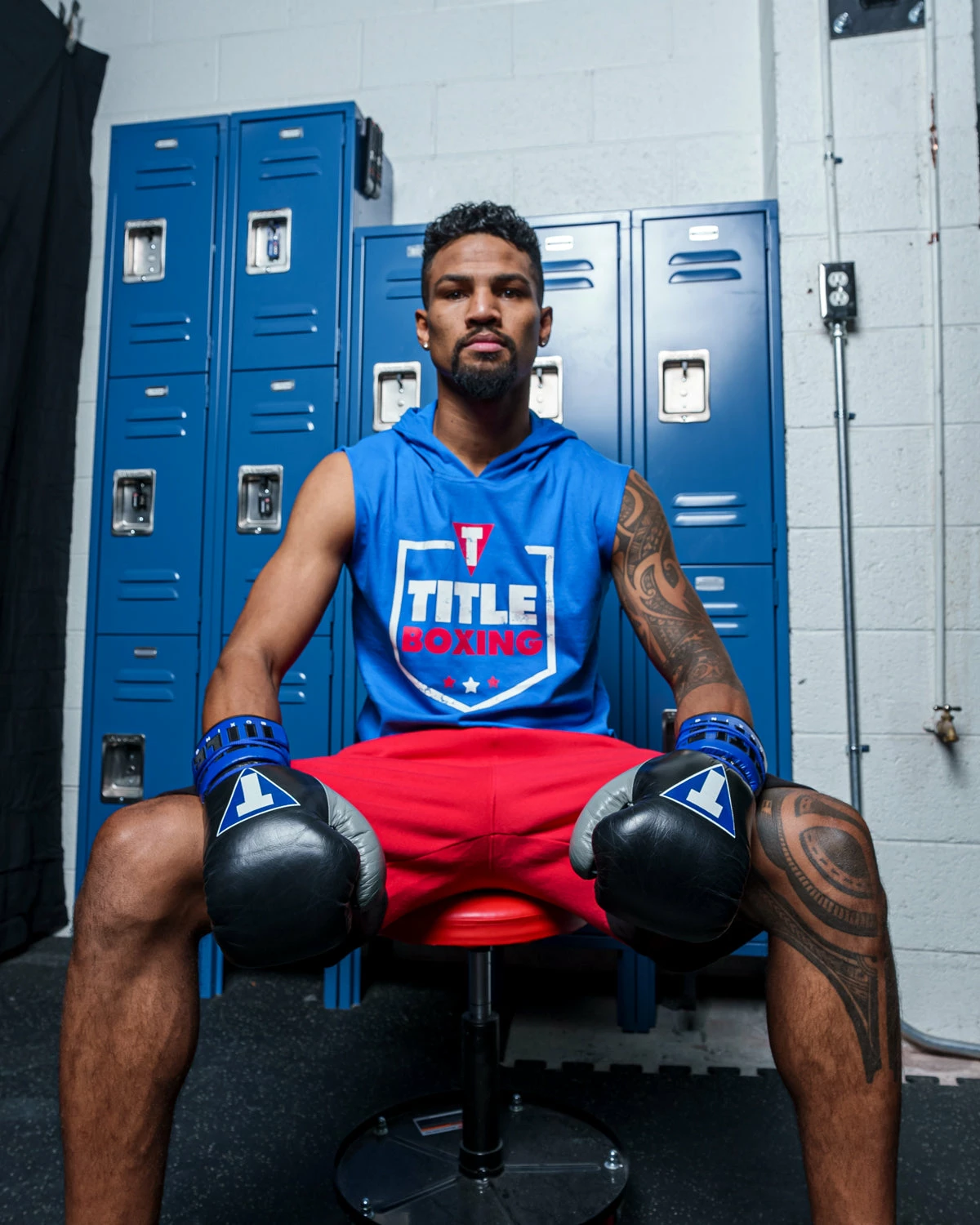 TITLE Boxing Jumbo Logo Sleeveless Hoodie - Image 5