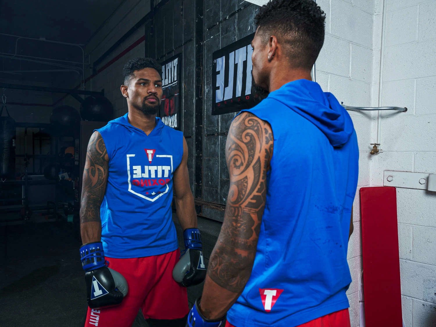 TITLE Boxing Jumbo Logo Sleeveless Hoodie - Image 6