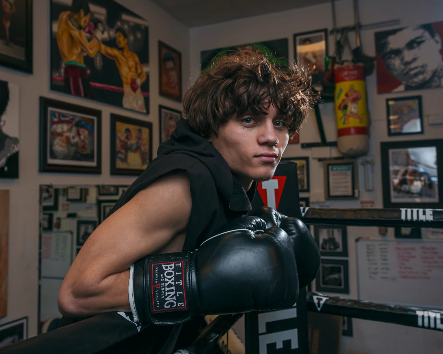 TITLE Boxing Old School Leather Bag Gloves 2.0 - Image 7