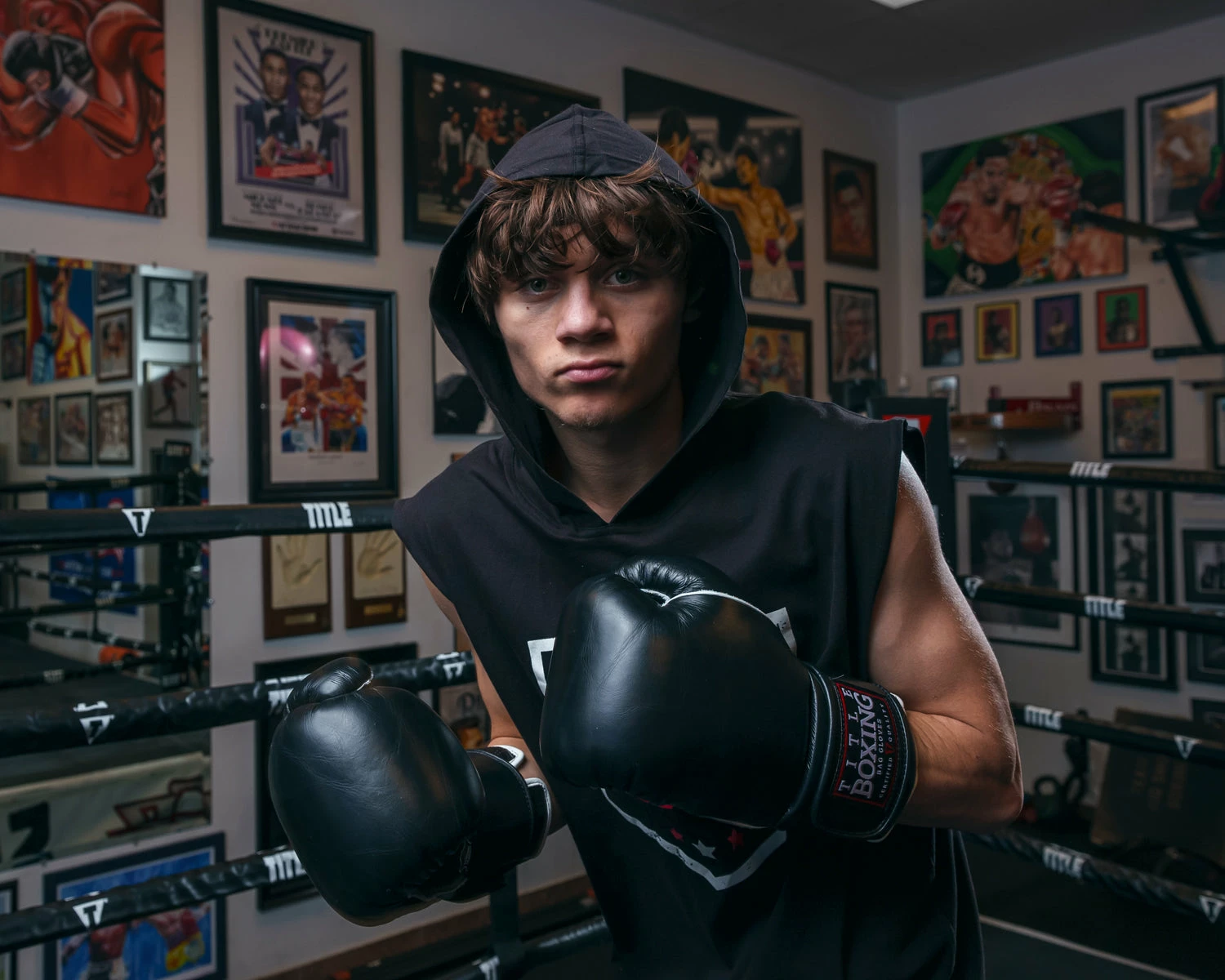 TITLE Boxing Old School Leather Bag Gloves 2.0 - Image 8