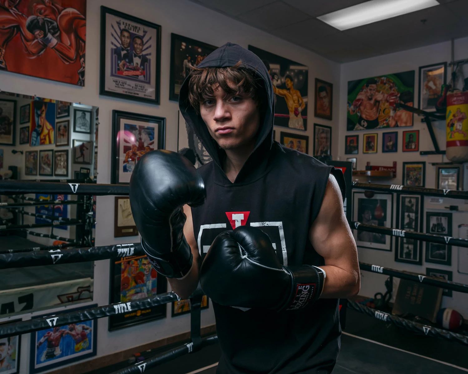 TITLE Boxing Old School Leather Bag Gloves 2.0 - Image 9