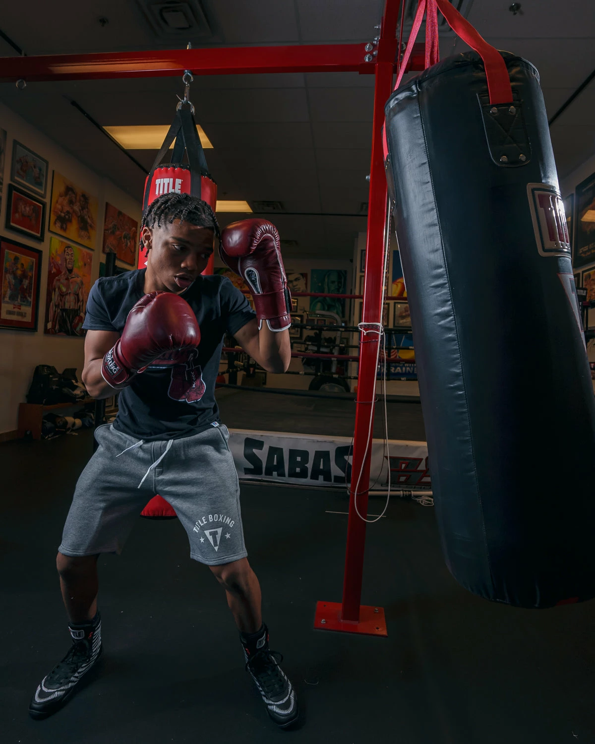 TITLE Boxing Old School Leather Bag Gloves 2.0 - Image 17