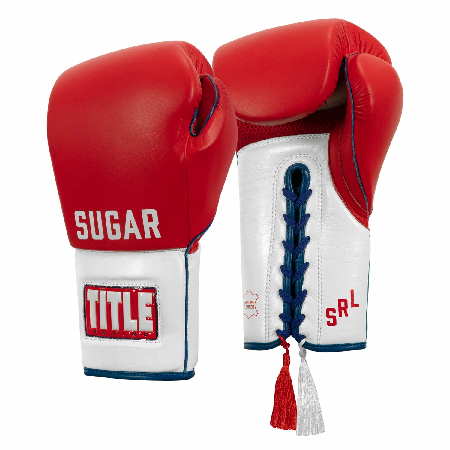 TITLE Boxing Sugar Ray Leonard Signature Leather Sparring Gloves - Image 3