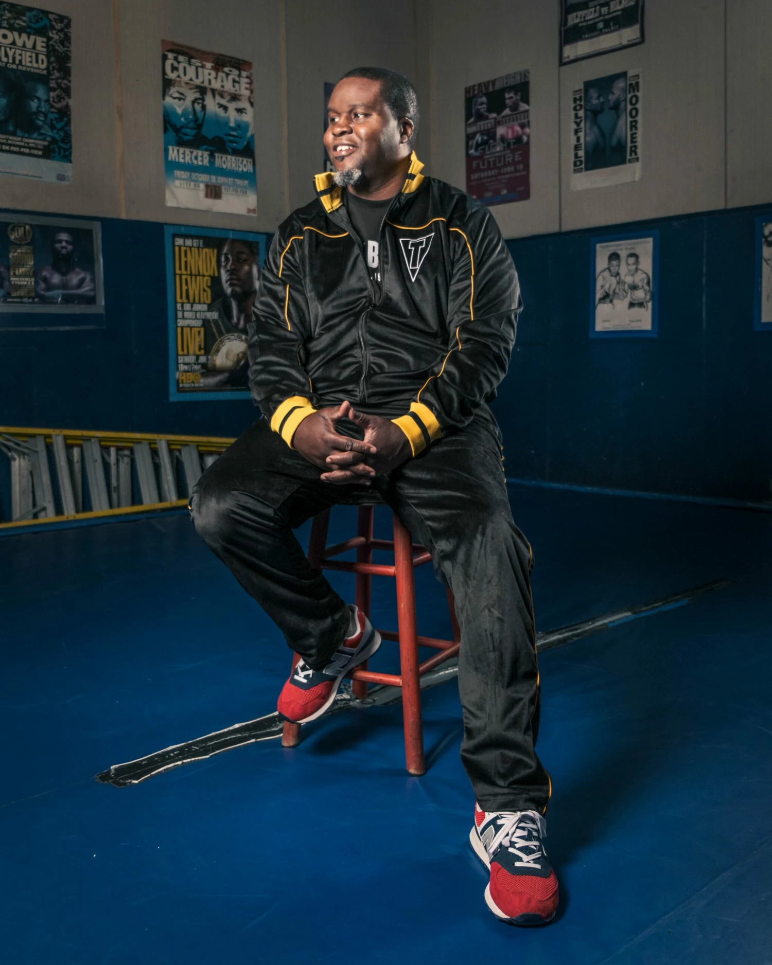 TITLE "Boxing Ain't Easy" Velour Warm Up - Image 2