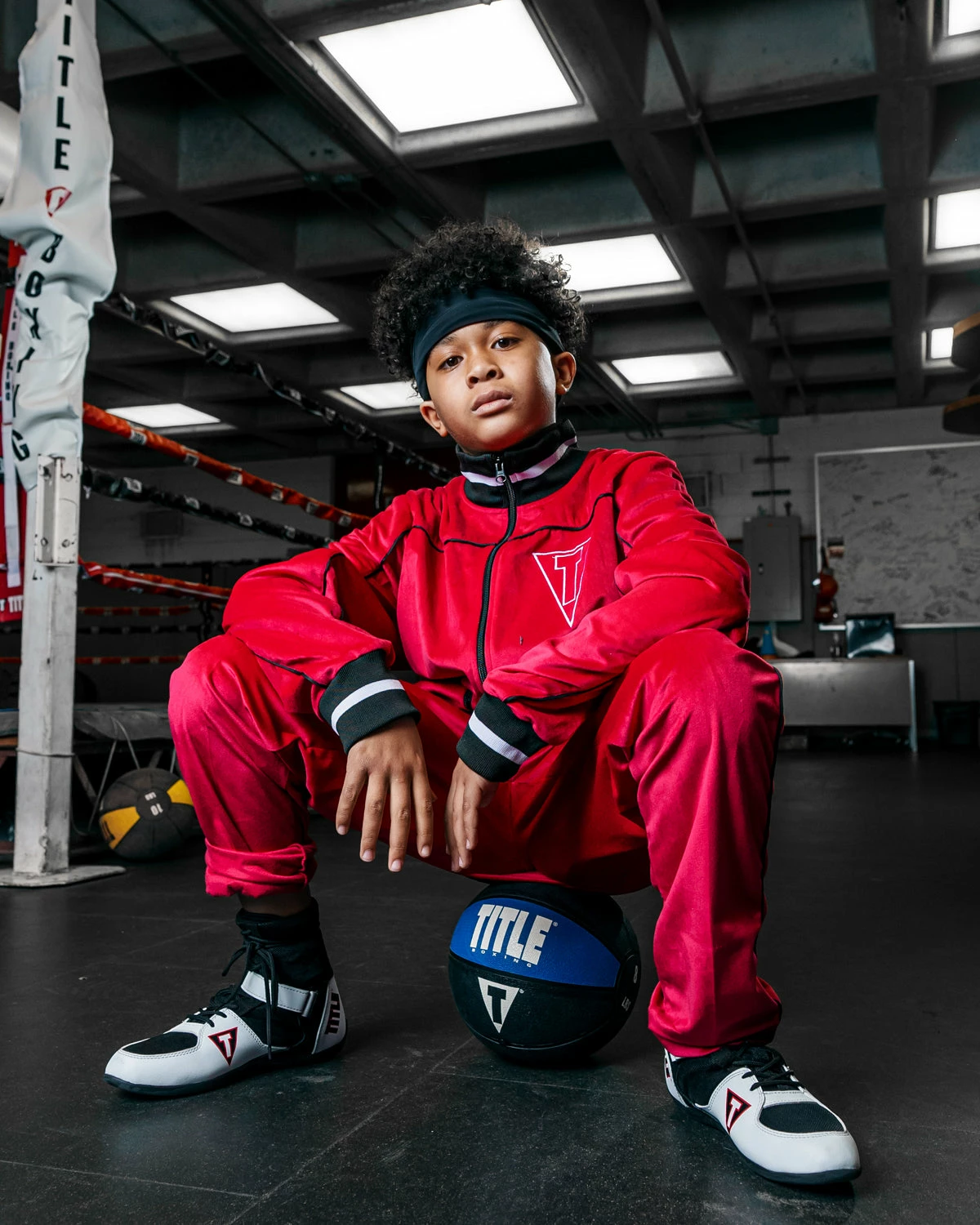 TITLE "Boxing Ain't Easy" Velour Warm Up - Image 20