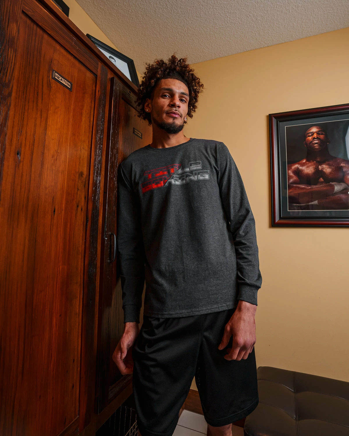 TITLE Boxing Split Label Performance Long Sleeve Tee - Image 2