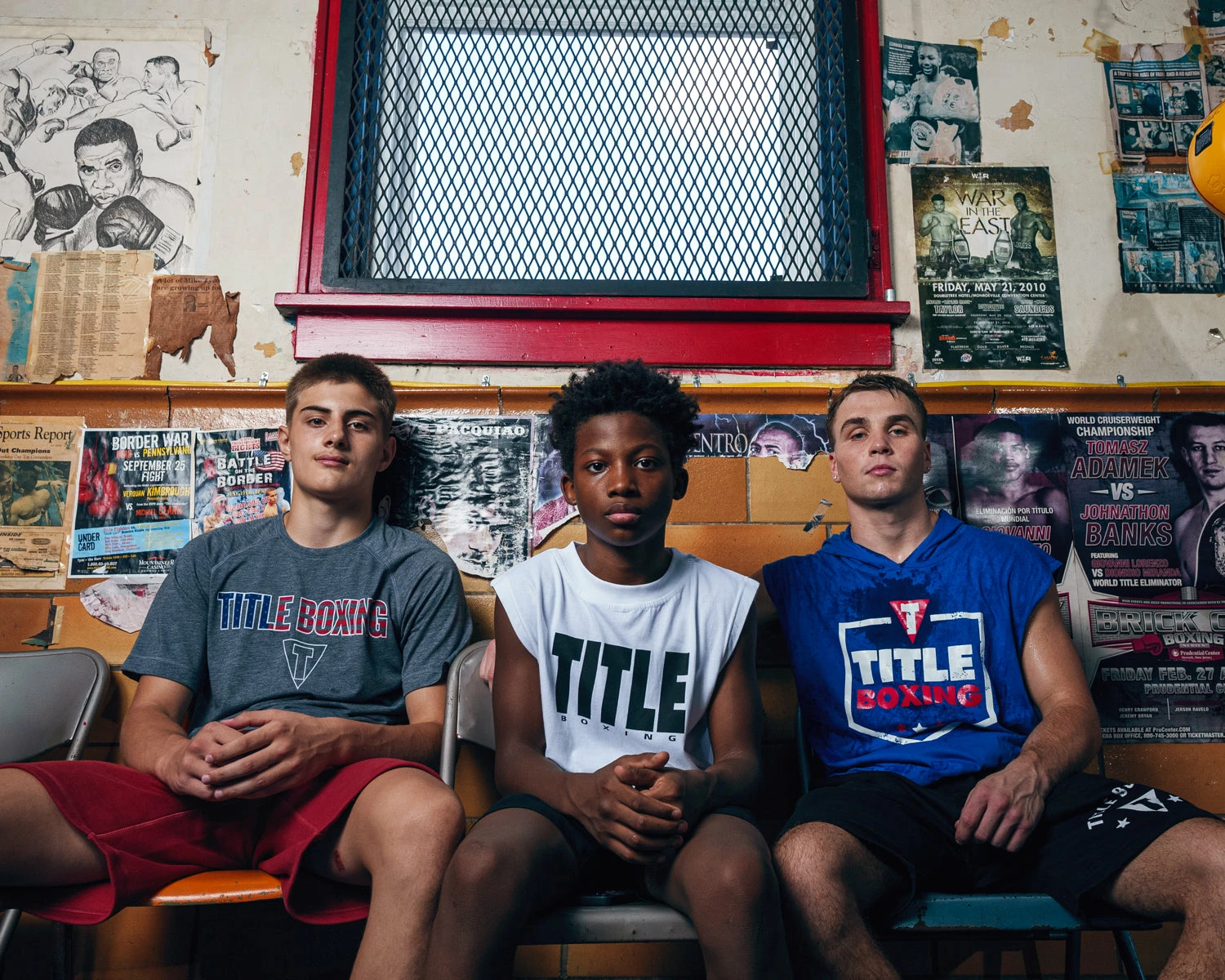 TITLE Boxing Heritage Wicking Sport Tee - Image 4