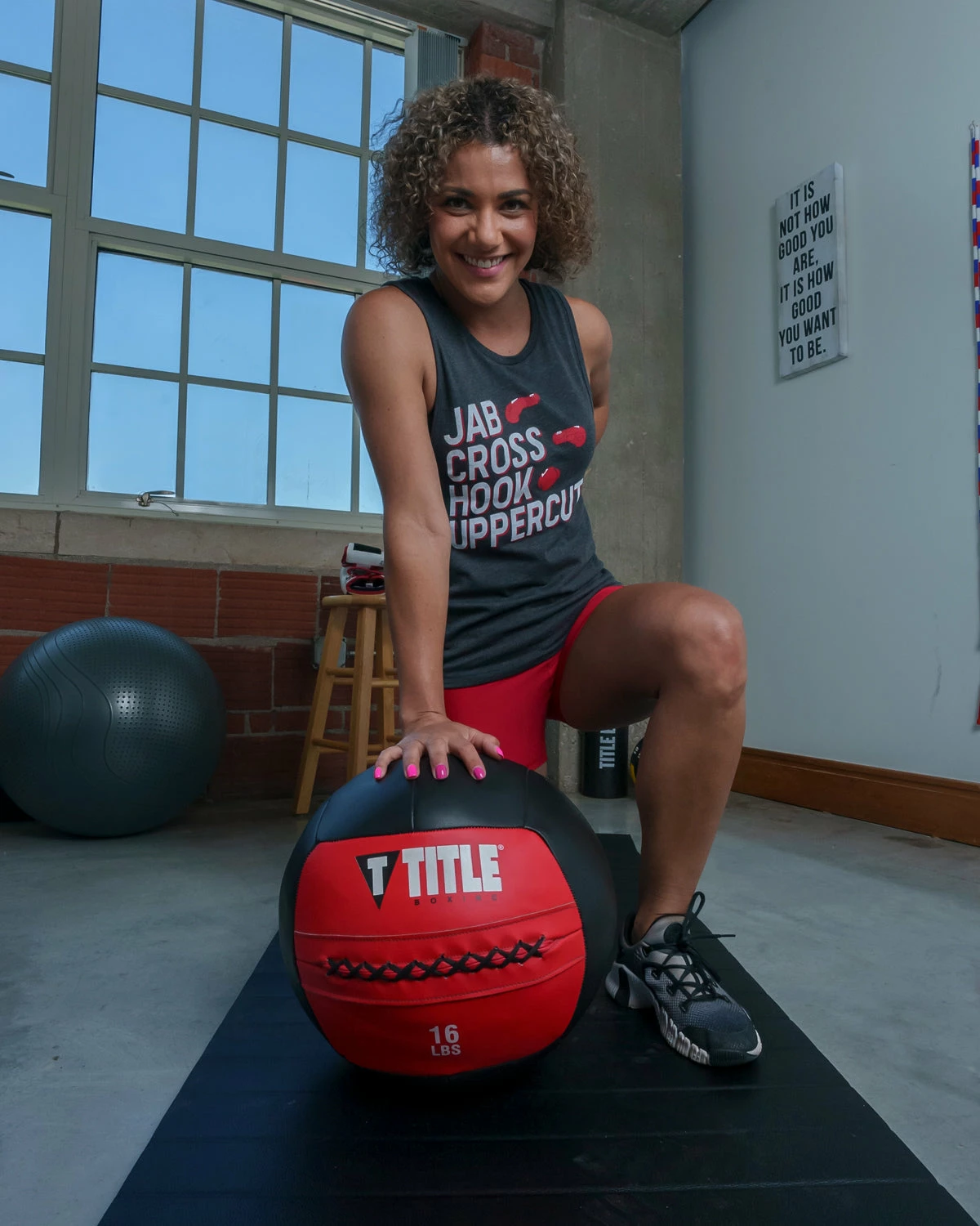 TITLE Boxing Jab Cross Women's Muscle Tee - Image 4