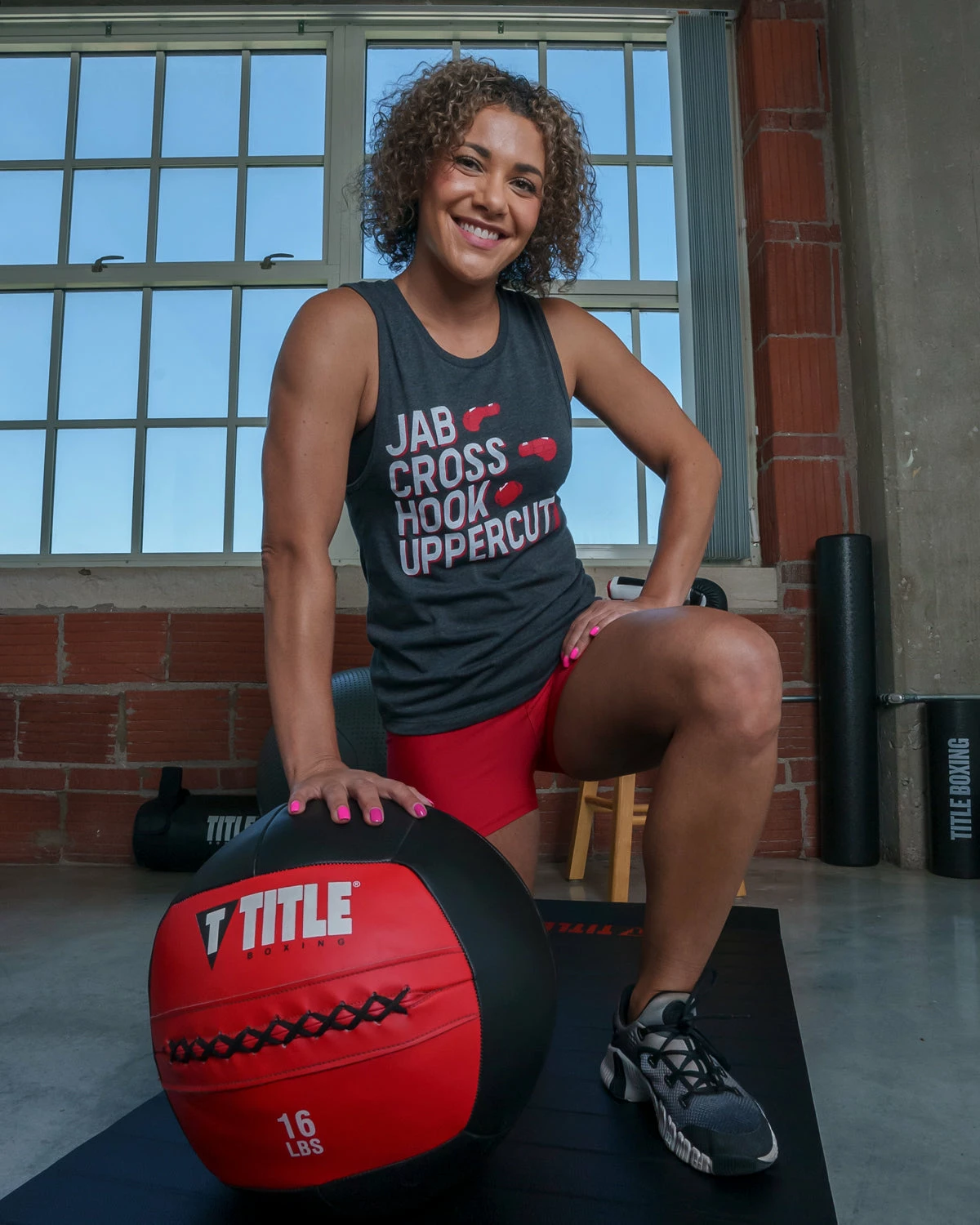 TITLE Boxing Jab Cross Women's Muscle Tee - Image 2