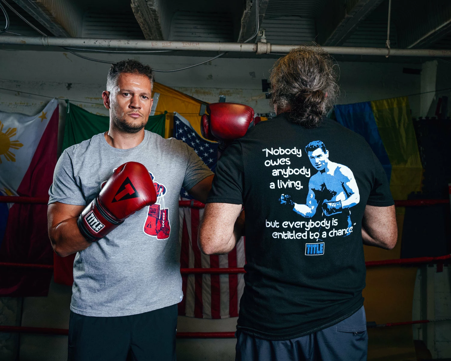 TITLE Boxing Legacy Jack Dempsey "Nobody Owes" Tee - Image 2