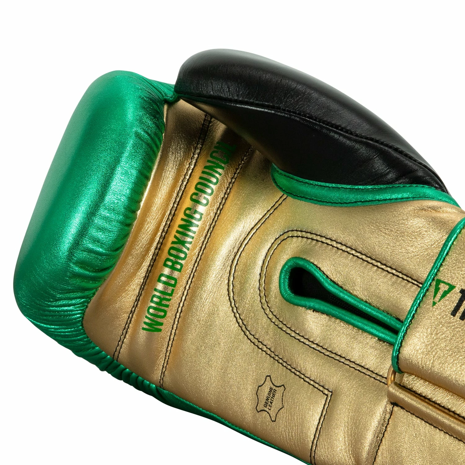 WBC By TITLE Boxing Green Belt Bag Gloves - Image 11