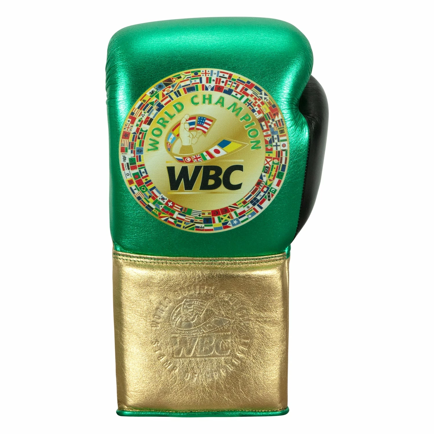 WBC By TITLE Boxing Green Belt Sparring Gloves - Image 13