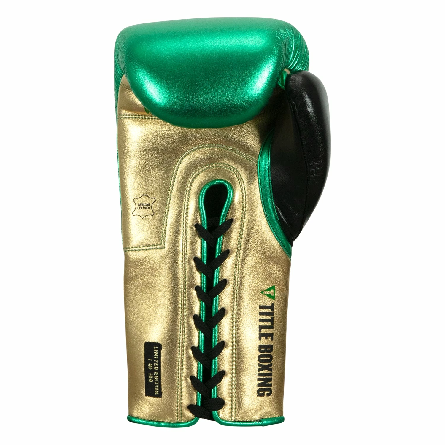 WBC By TITLE Boxing Green Belt Sparring Gloves - Image 14