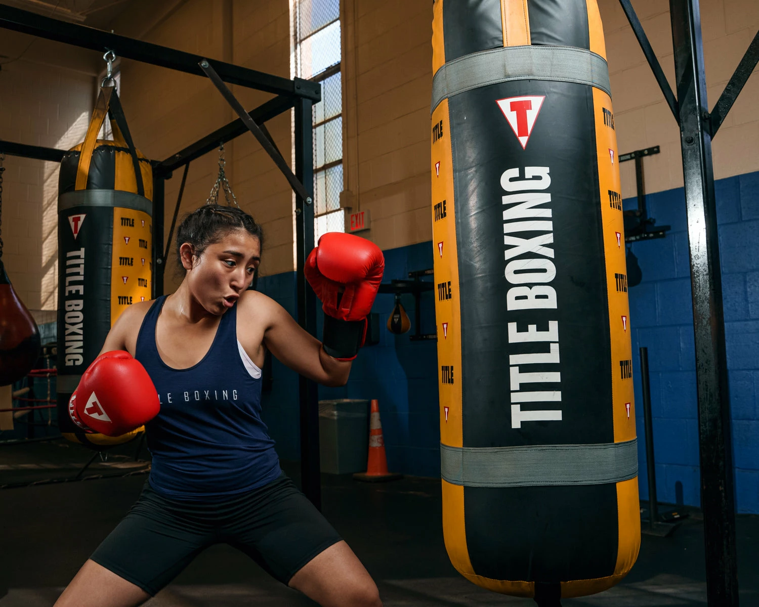 TITLE Boxing Wall Mount Menace Training Bag - Image 6