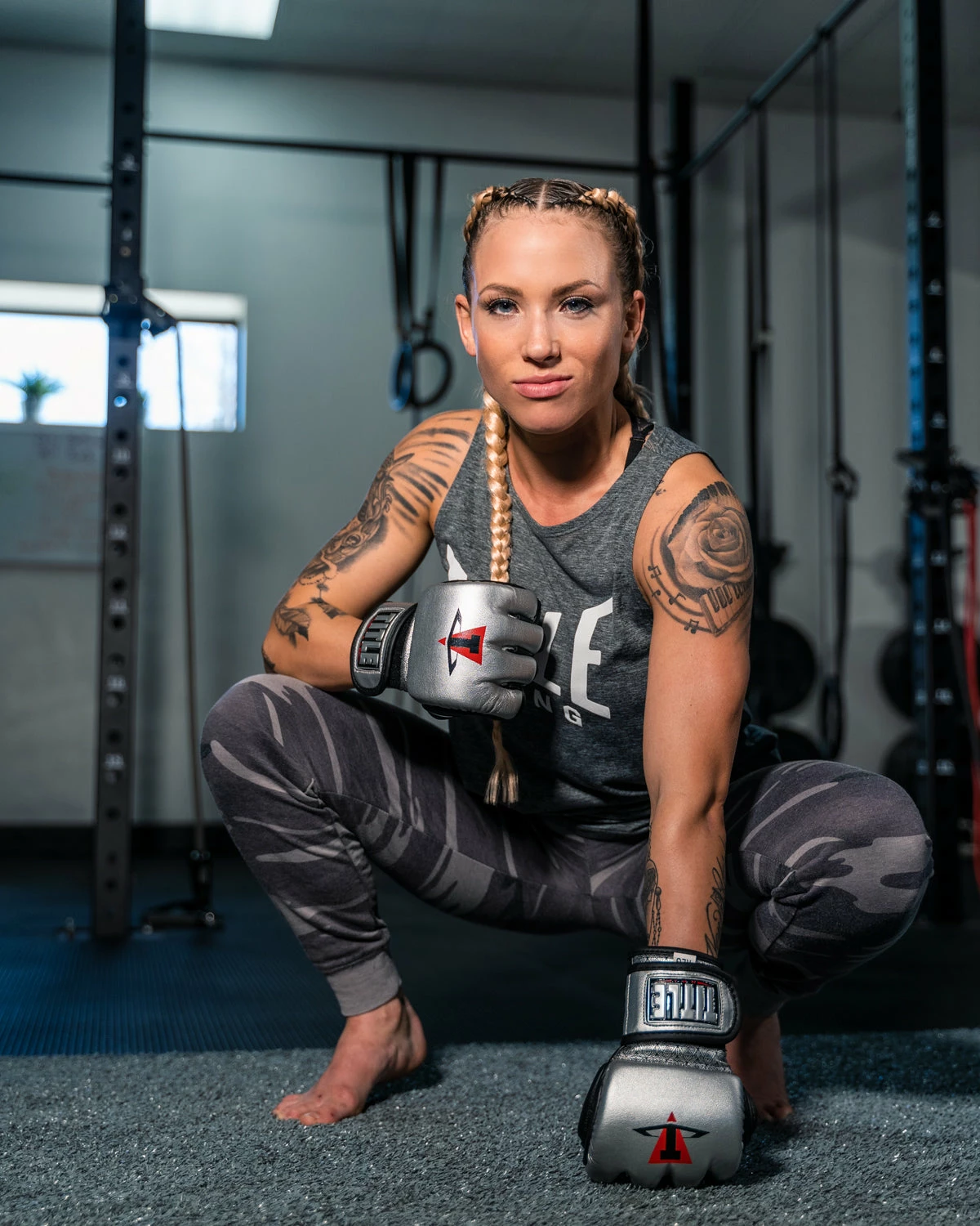 TITLE MMA Menace Metallic Training Gloves - Image 8