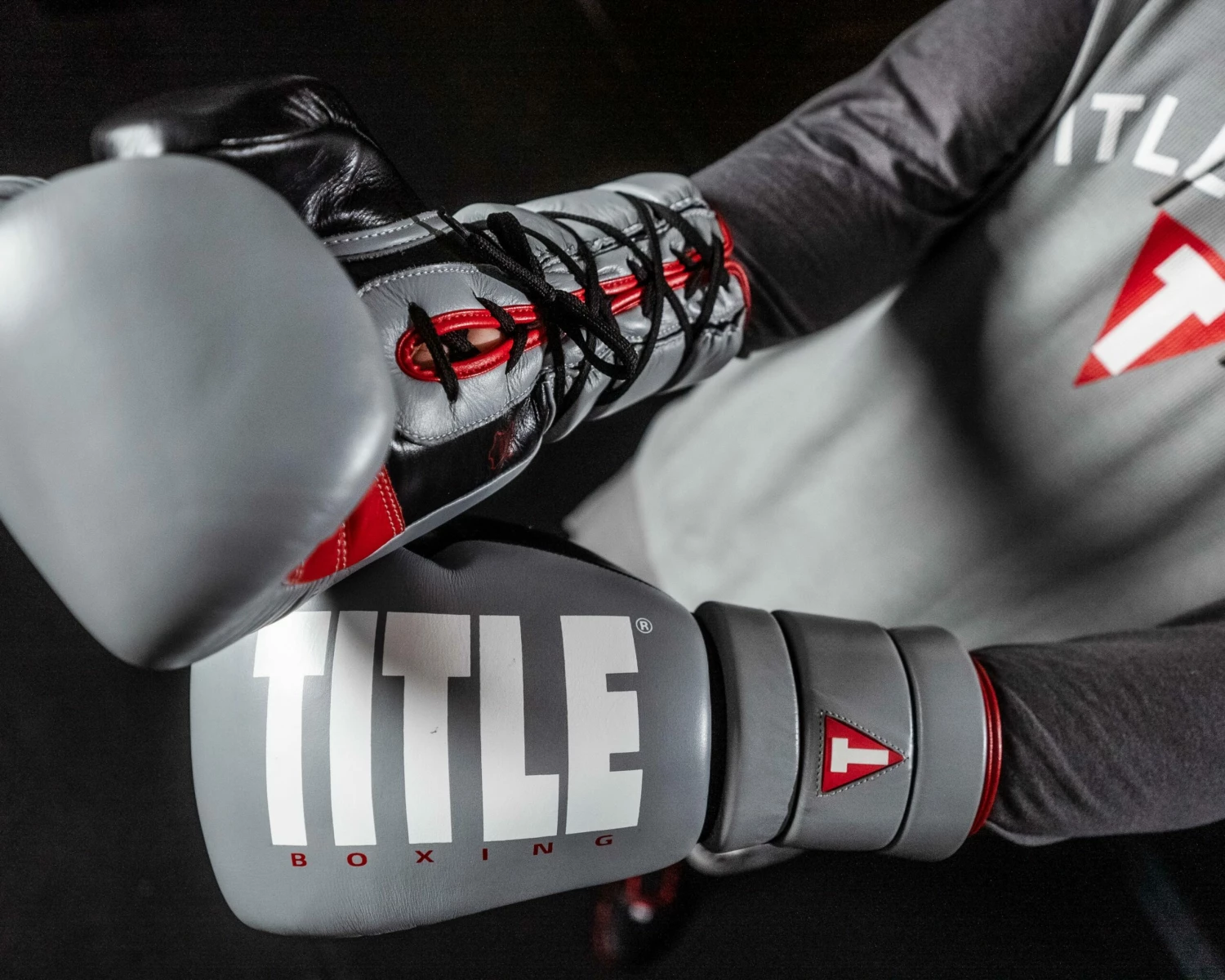 TITLE Boxing Leather Enforcer Pro Sparring Gloves - Image 4