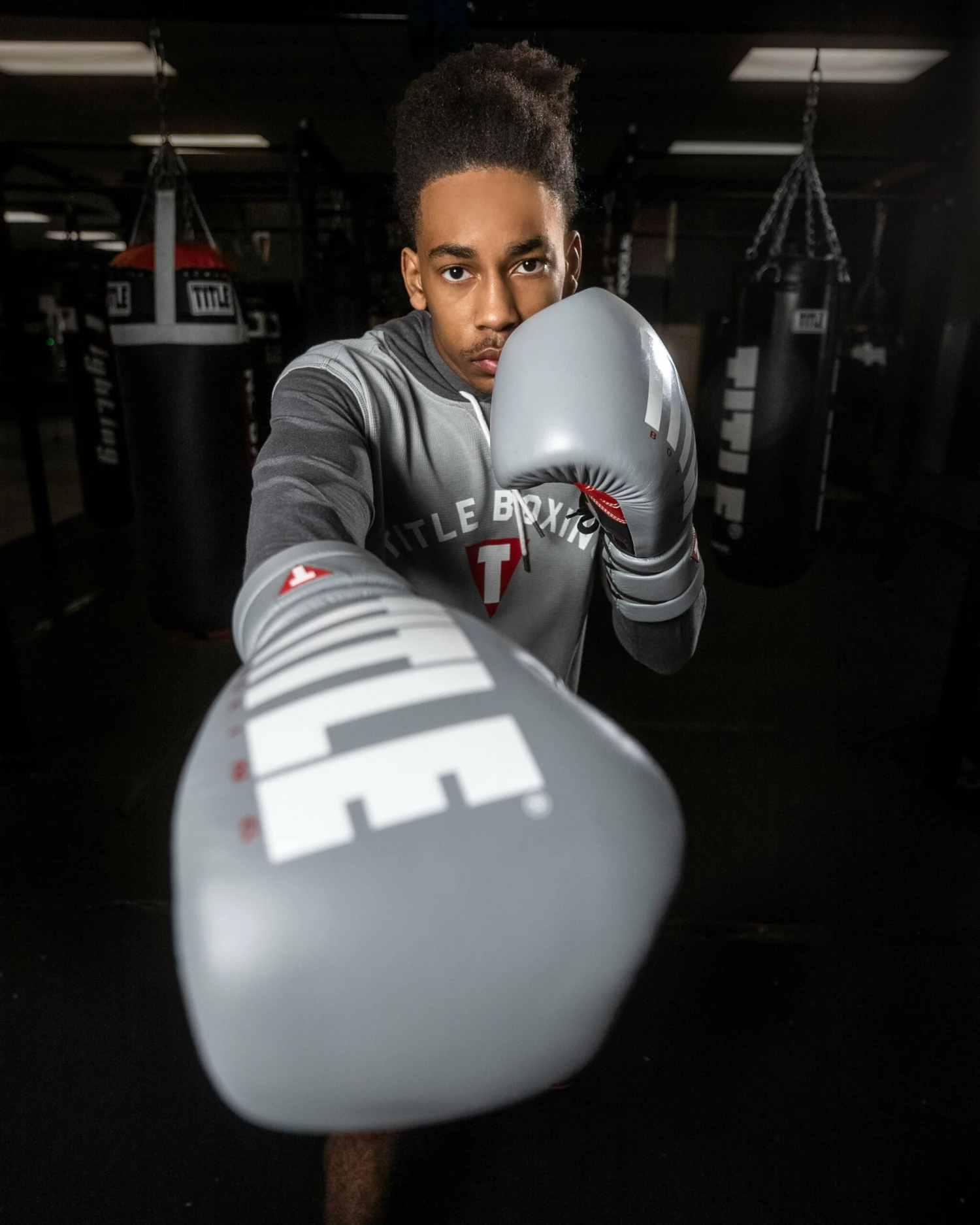 TITLE Boxing Leather Enforcer Pro Sparring Gloves - Image 18