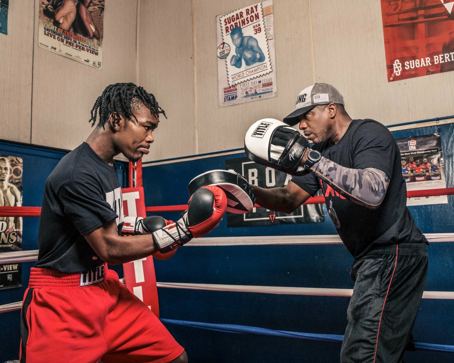 TITLE Boxing Attack “Big-T” Punch Mitts 2.0 - Image 2