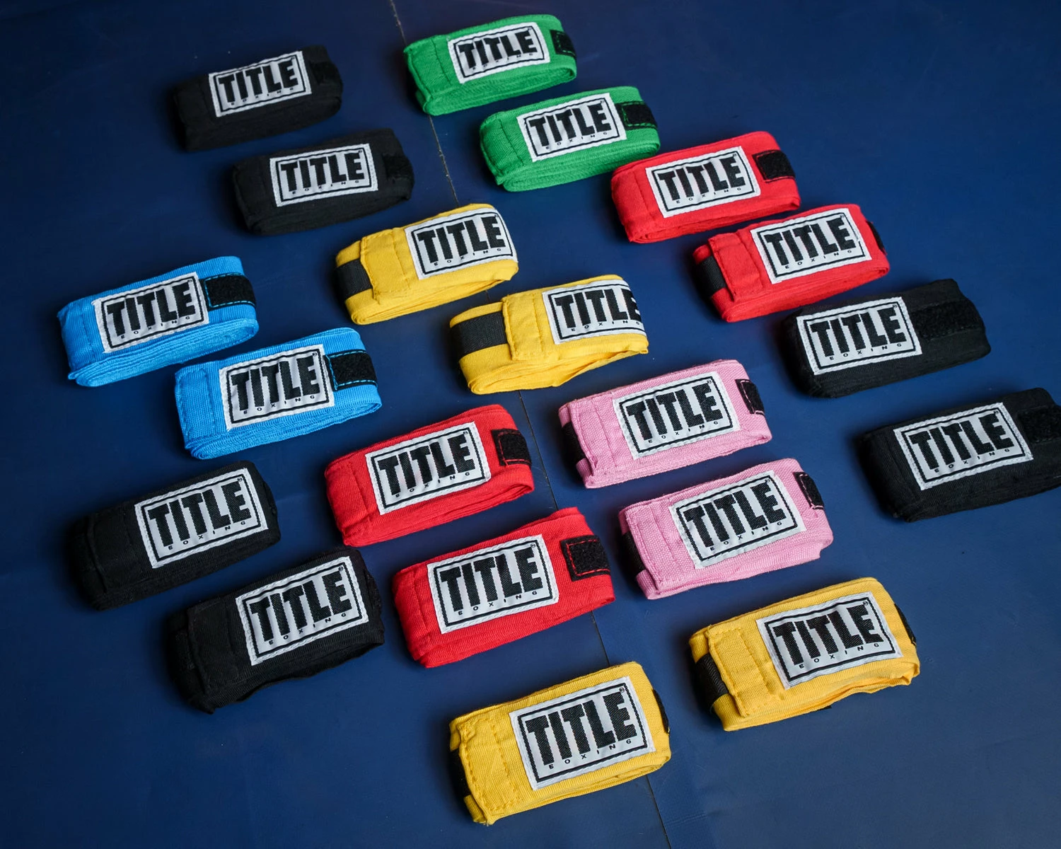 TITLE Boxing Advanced Semi-Elastic 110β Assorted Hand Wraps (10 Pair) - Image 3