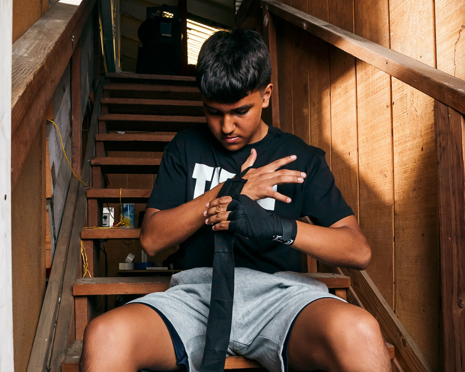 TITLE Boxing Advanced Semi-Elastic 110β Assorted Hand Wraps (10 Pair) - Image 7