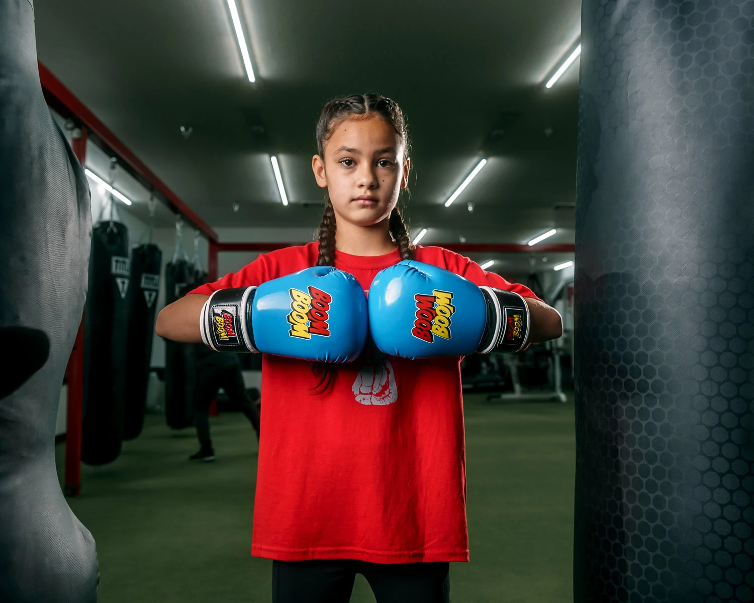 BOOM BOOM Boxing Striker Youth Boxing Gloves - Image 2