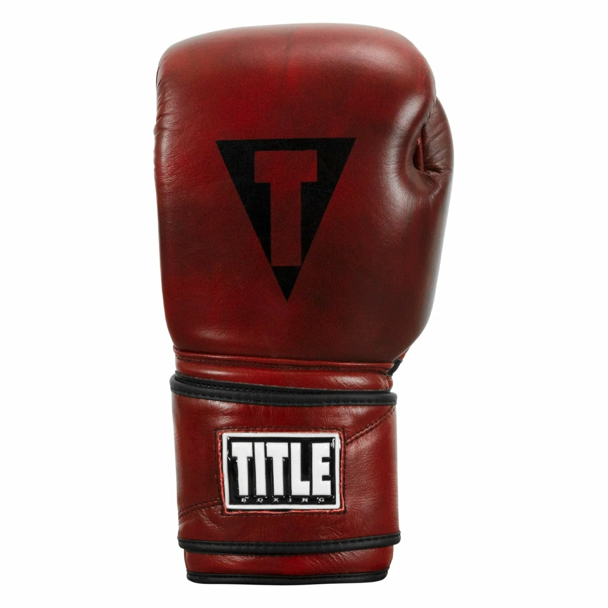 TITLE Boxing Blood Red Leather Bag Gloves - Image 4