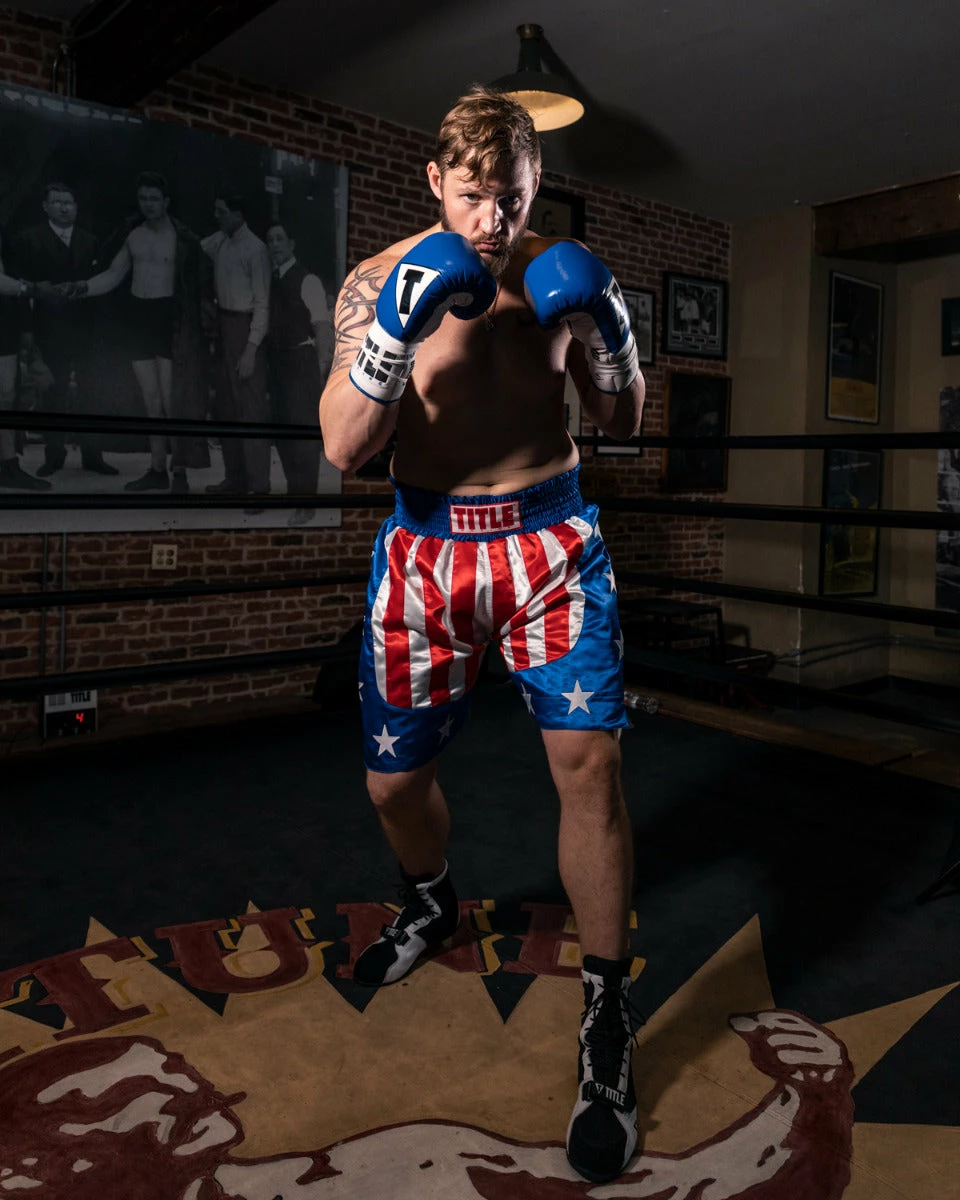 TITLE Boxing USA Stock Boxing Trunks - Image 5