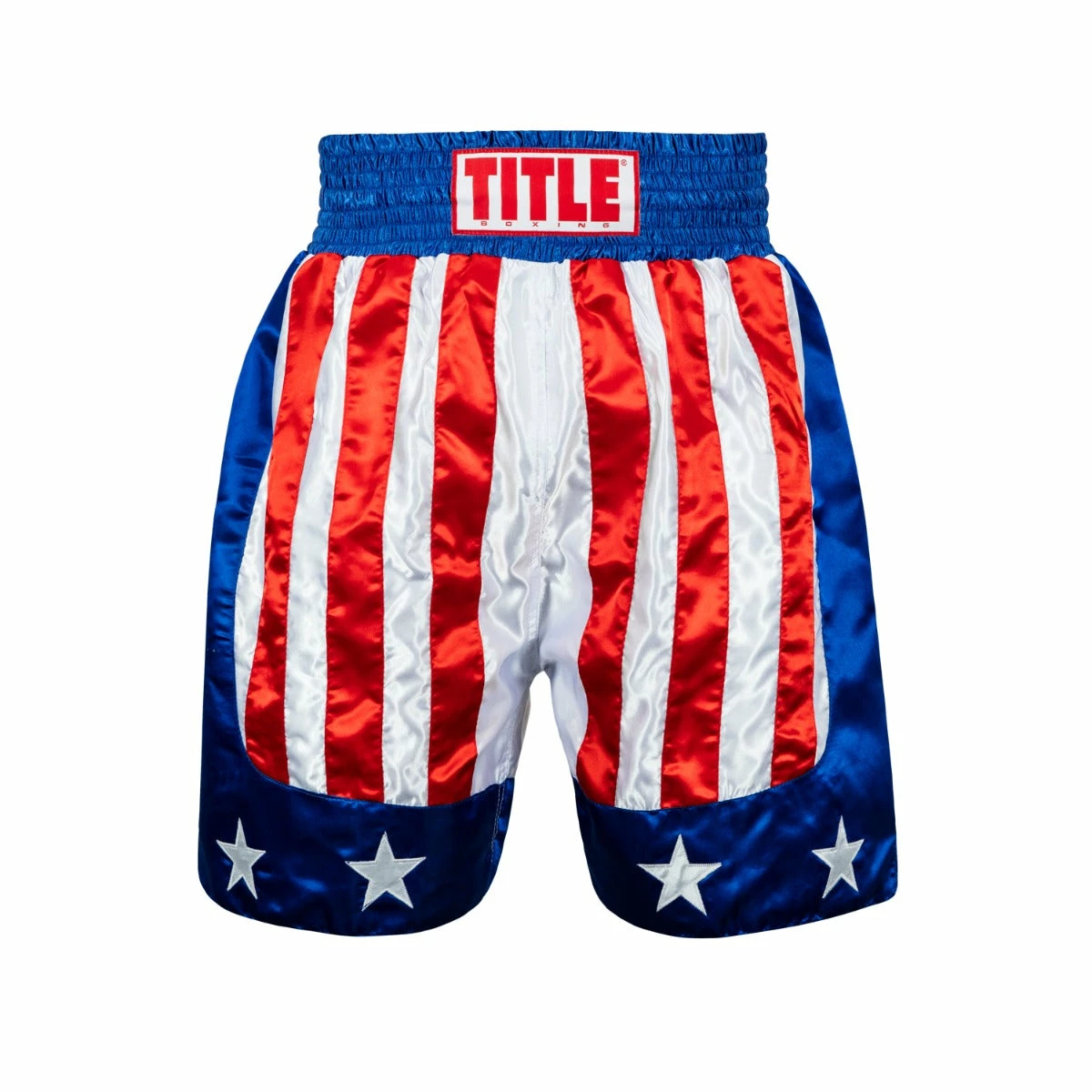 TITLE Boxing USA Stock Boxing Trunks - Image 3