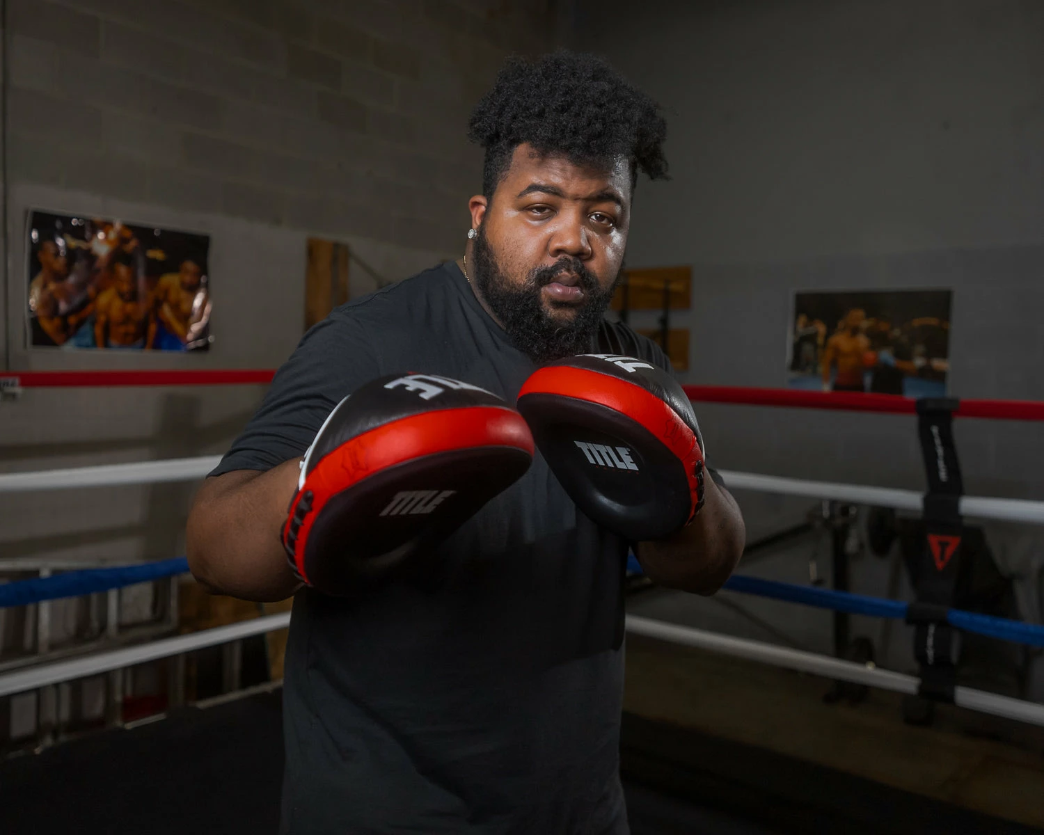 TITLE Boxing Leather Combination Focus Mitts 2.0 - Image 2