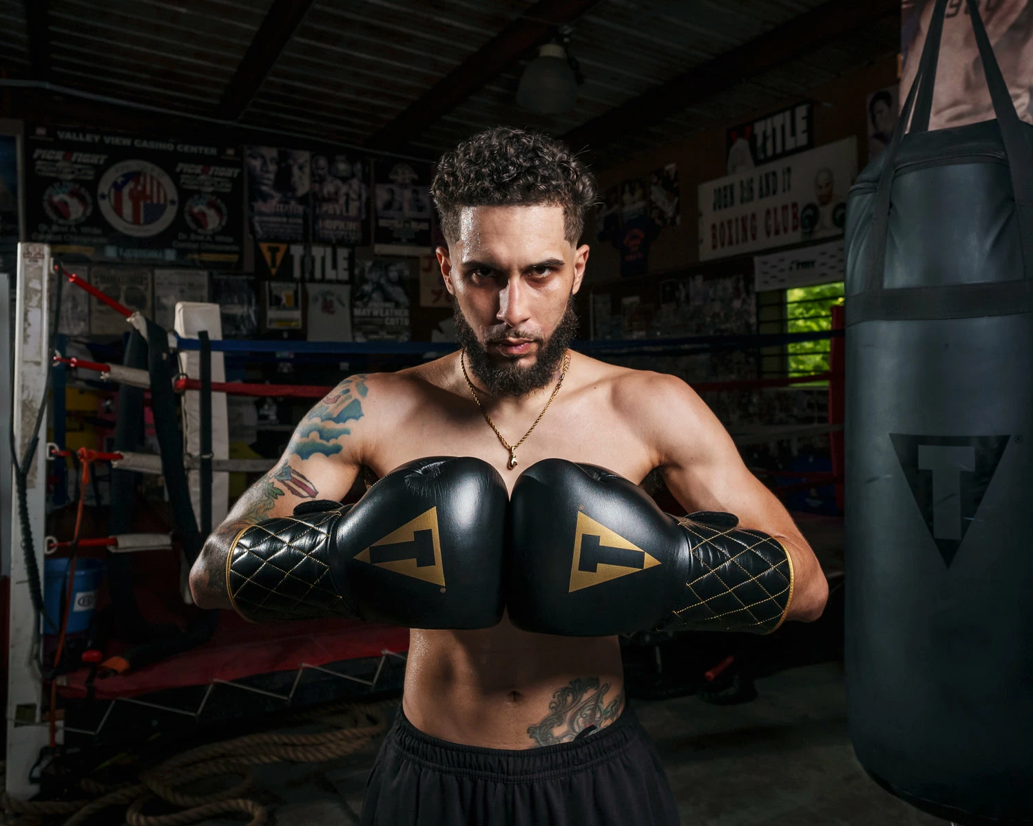 TITLE Boxing Couture Bag Gloves - Image 2