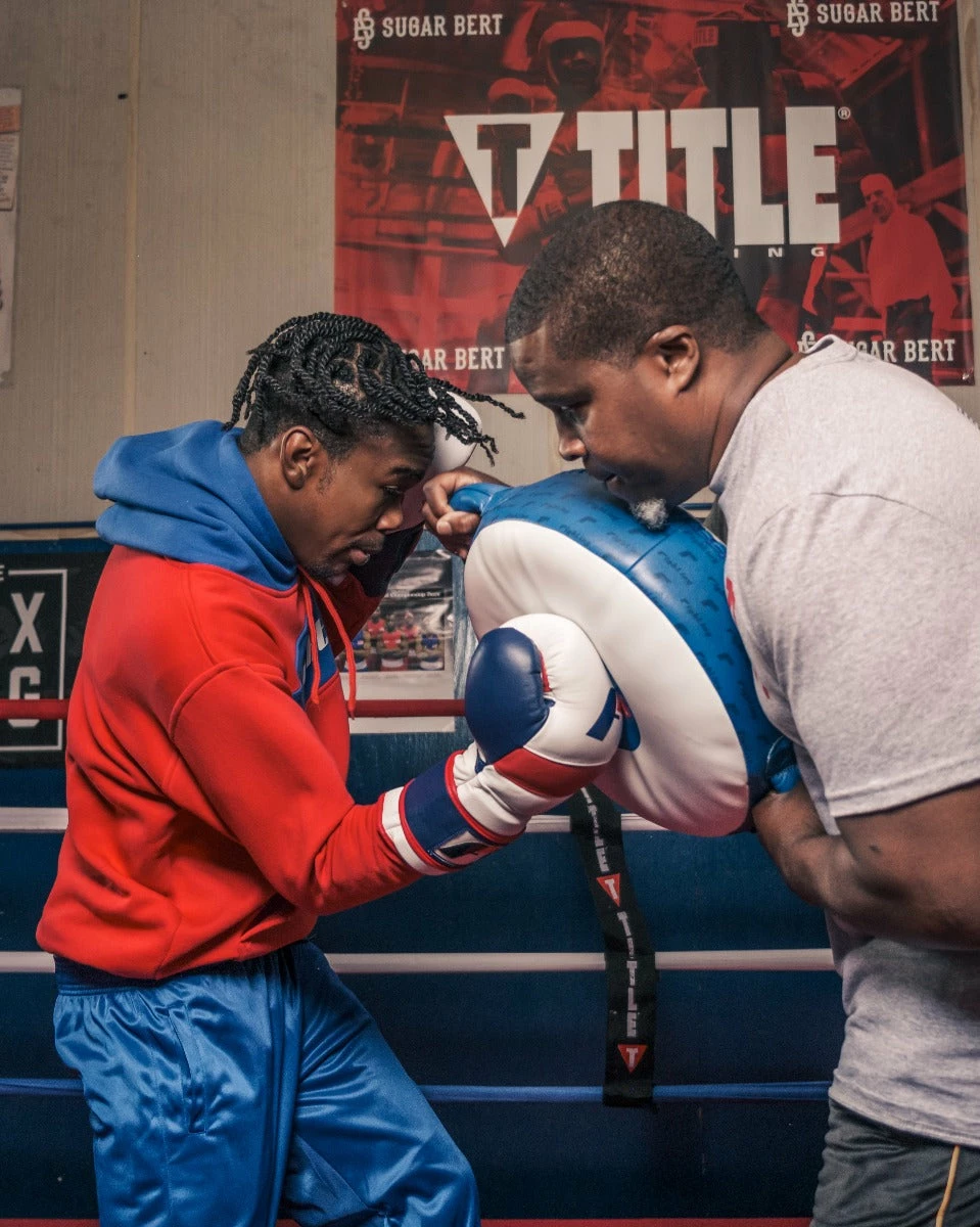 Fighting Sports Leather Punch Shield - Image 2