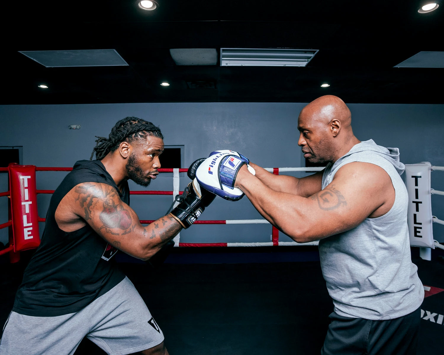 Fighting Force Micro Leather Punch Mitts - Image 9