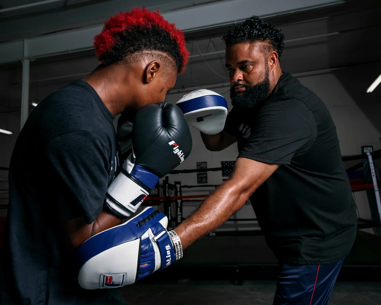 Fighting Force Leather Punch Mitts - Image 2