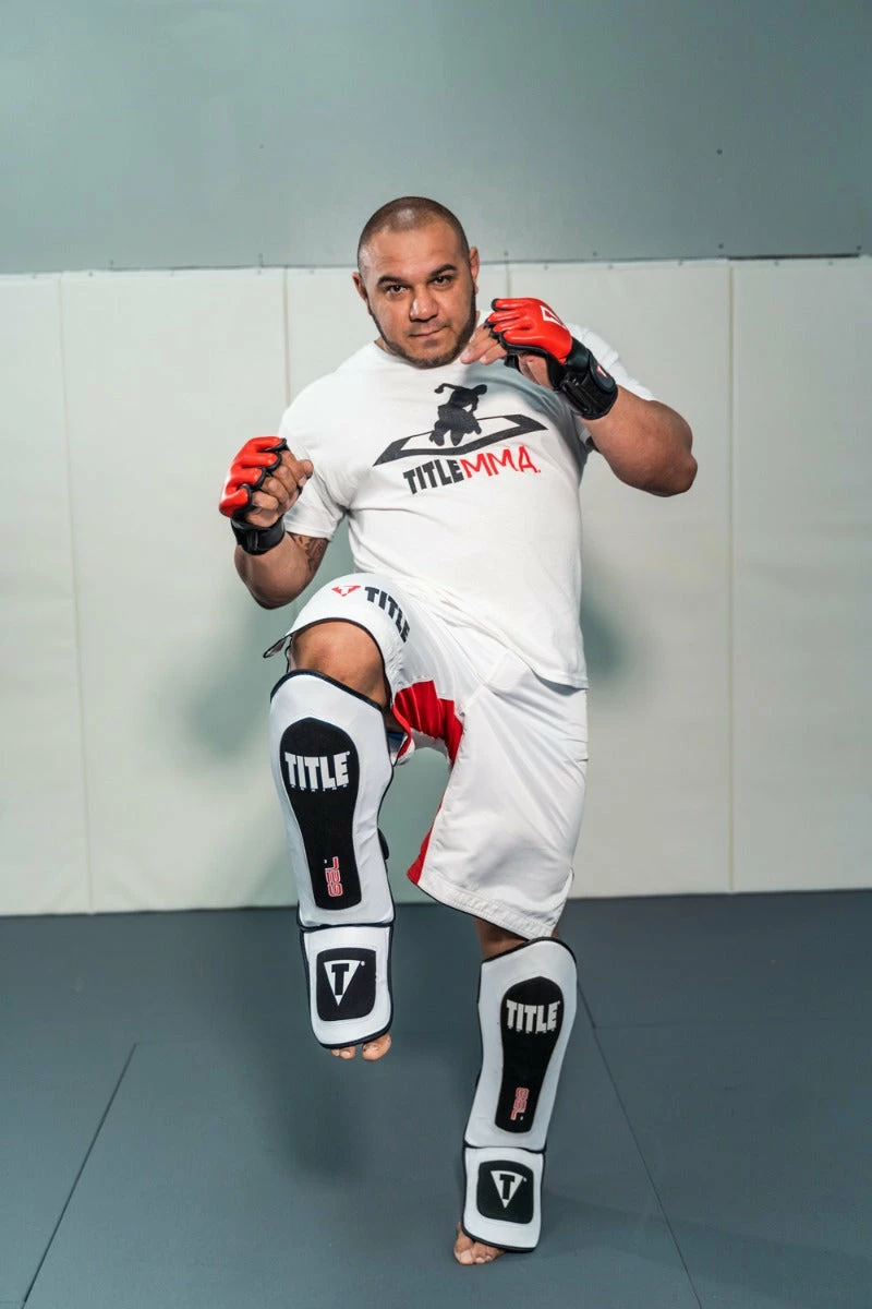 TITLE Boxing Gel Elite Pro Shin & Instep Guards - Image 2