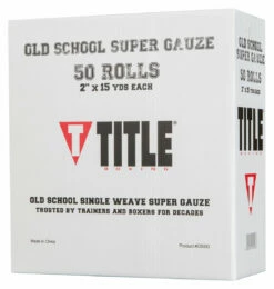 TITLE Boxing Old School Super Gauze (50 Rolls)