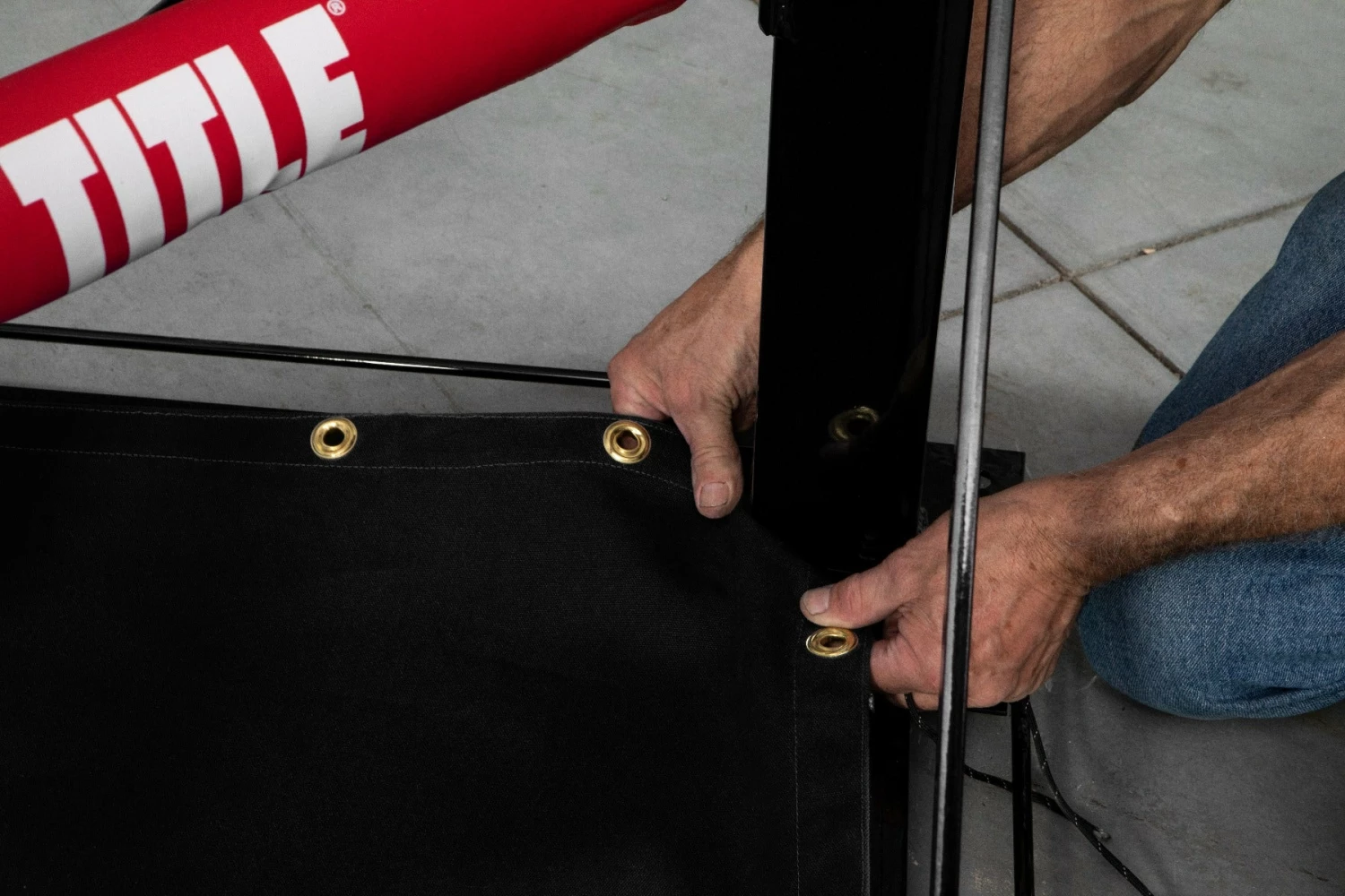 TITLE Boxing Heavy Duty Professional Canvas Ring Cover - Image 2