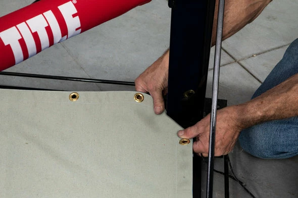 TITLE Boxing Heavy Duty Professional Canvas Ring Cover - Image 8