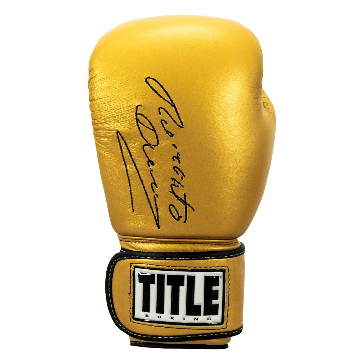 TITLE Boxing Roberto Duran Leather Training Gloves - Image 4