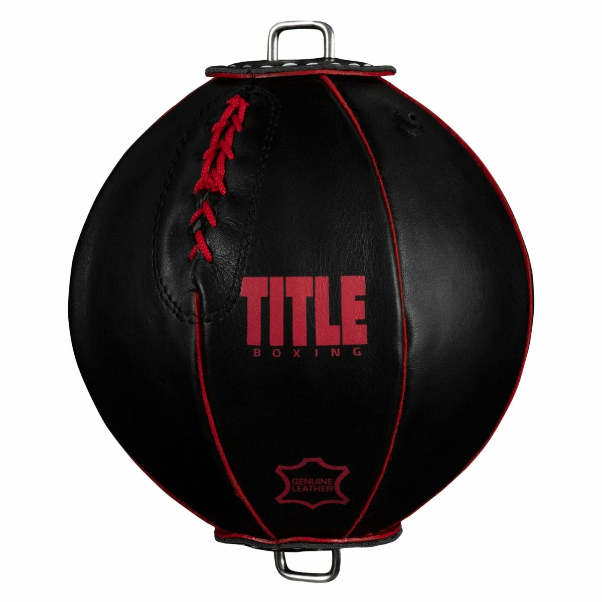 TITLE Boxing Retro Style Leather Double End Bag - Image 2