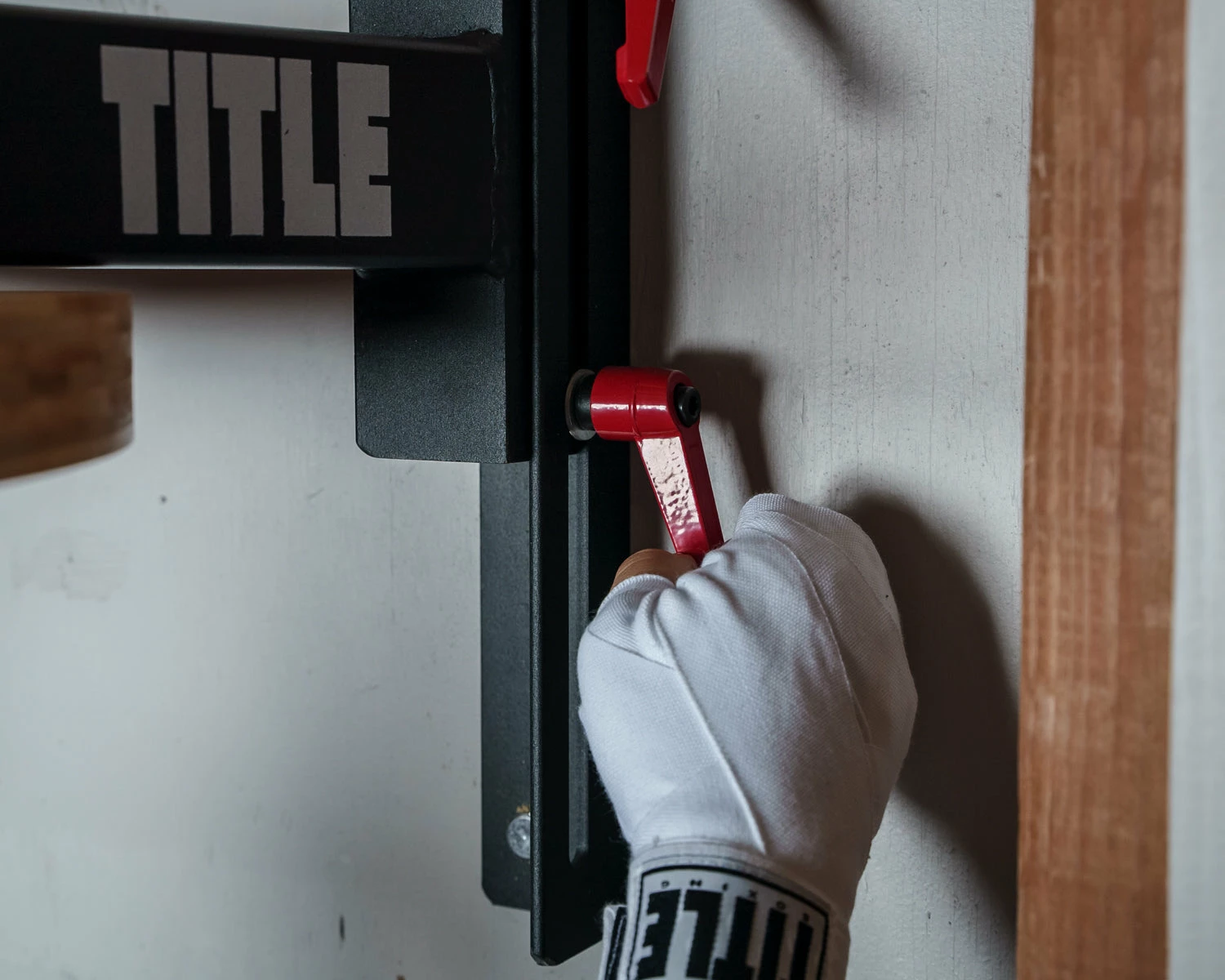 TITLE Boxing Forged Steel Adjustable Pro Speed Bag Platform - Image 10