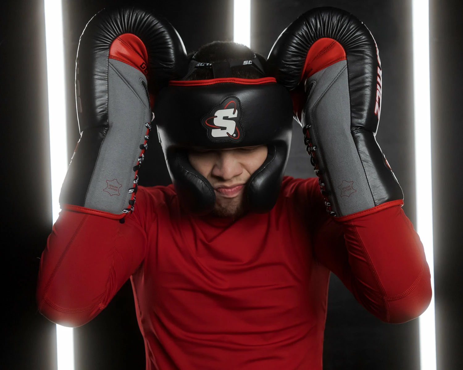 SCYntz Leather Headgear - Image 2